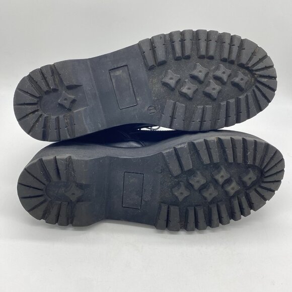 Steve Madden Basille Lace Up Platform Lug Sole Boot Women 11 Combat 90s Grunge - Picture 16 of 16